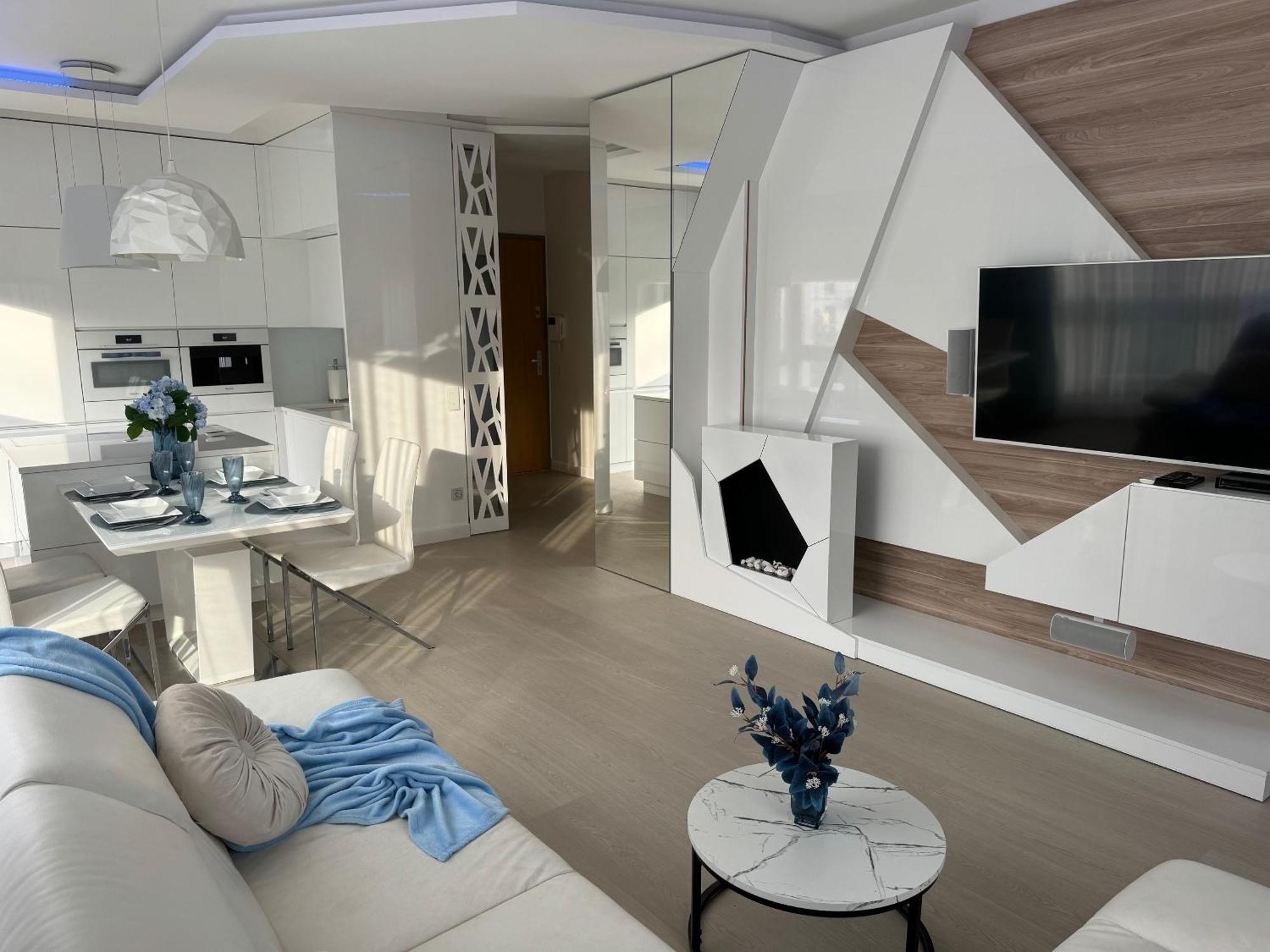 Blue Seaside Apartment Гданьск Экстерьер фото